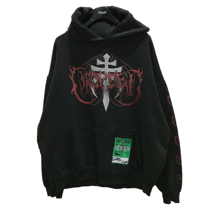 楽天市場】【中古】DROPDEAD ダメージ加工プリントプルオーバー 