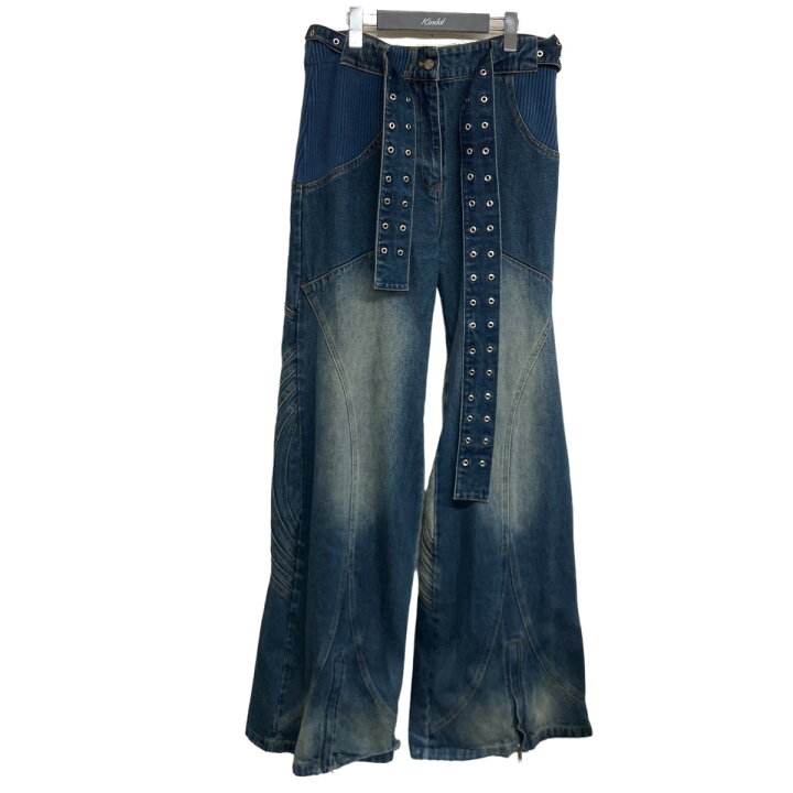 楽天市場】【中古】NO FAITH STUDIOS「DOUBLE BELT LAYER DENIMS 