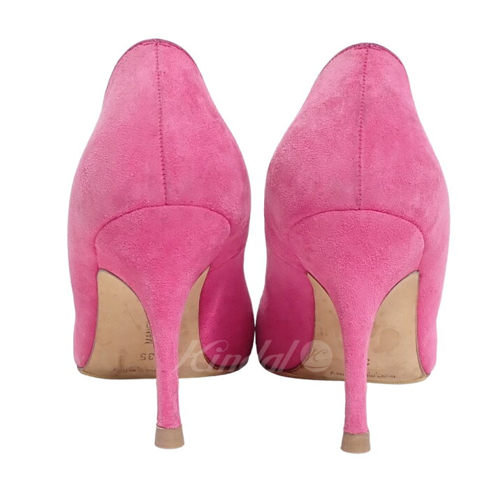 楽天市場】【中古】MANOLO BLAHNIK ヒールパンプス ピンク サイズ：35  