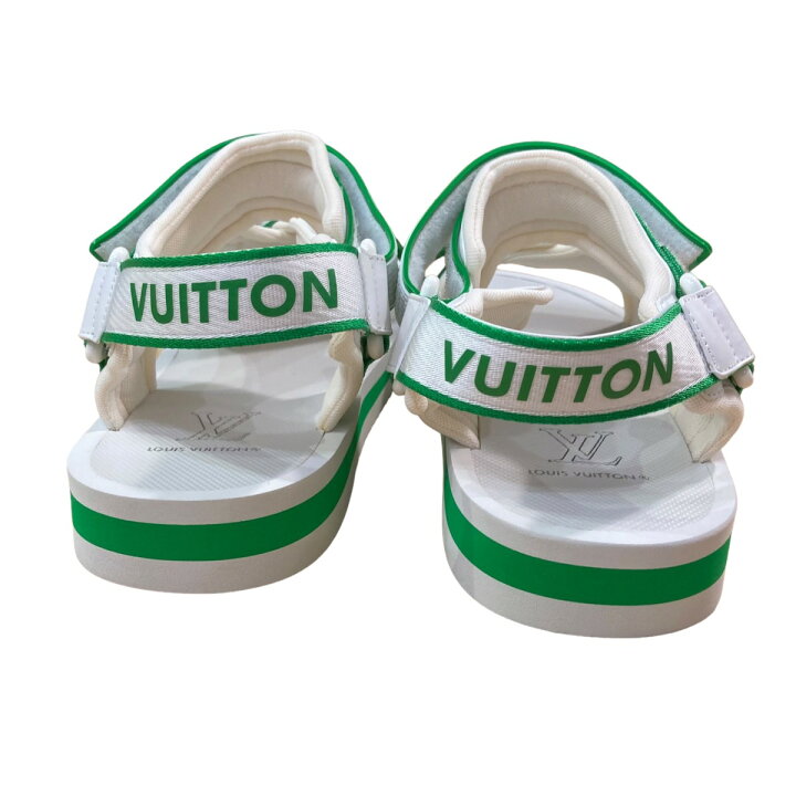 楽天市場】【中古】LOUIS VUITTON パナマライン サンダル ホワイト 