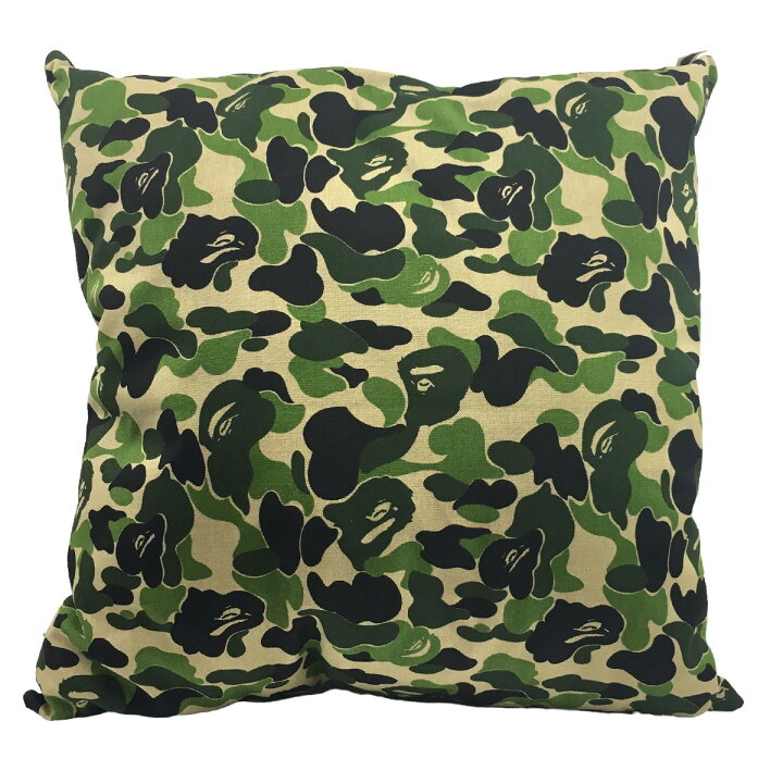 楽天市場】【中古】A BATHING APEABC CUSHION M エイプ カモ 