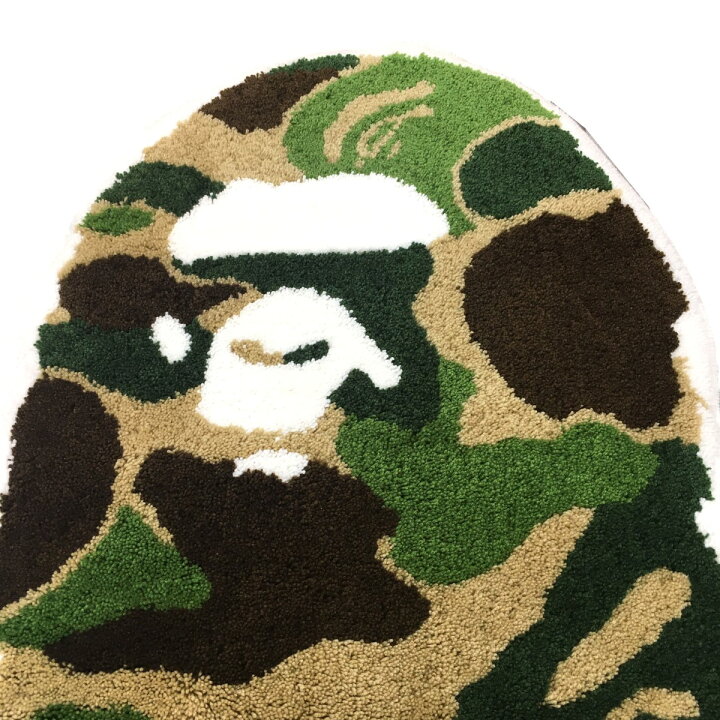 楽天市場】【中古】A BATHING APEABC CAMO APE HEAD RUG MAT M 