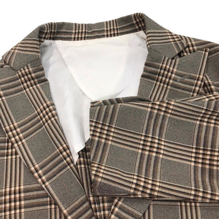 楽天市場】【中古】Needles Peaked Lapel 1B Jacket-Pe R Graph Plaid  