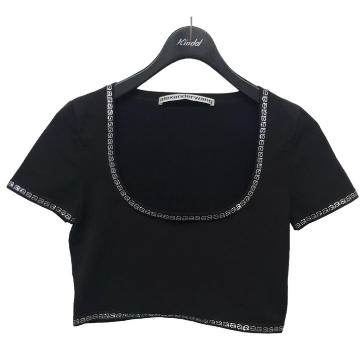 楽天市場】【中古】ALEXANDER WANG 23SS コントラストスリムビジューT 