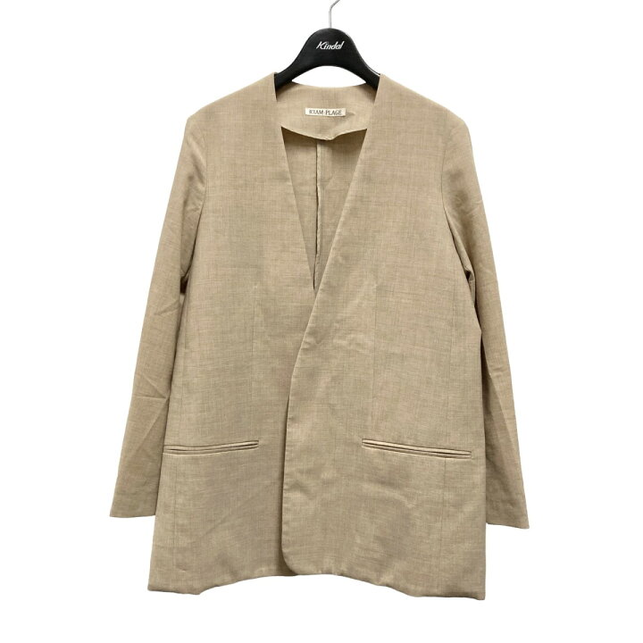 楽天市場】【中古】Plage ノーカラージャケット 19010922605030 