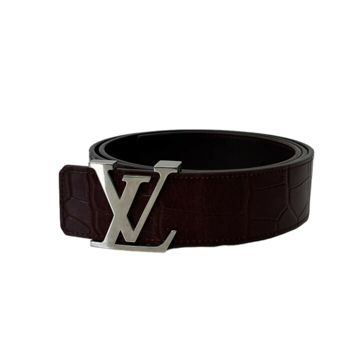 楽天市場】【中古】LOUIS VUITTONサンチュールLVイニシャル 40MM 