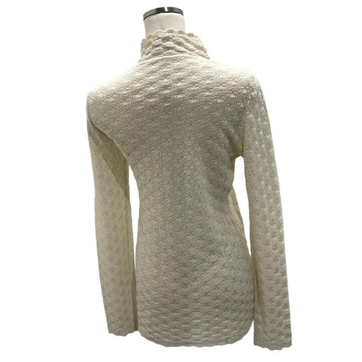 楽天市場】【中古】mame kurogouchi Knitted Lace Top ハイネック 