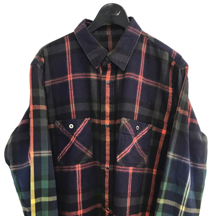 楽天市場】【中古】sacaiグラデーションチェックシャツ 17 01412M 
