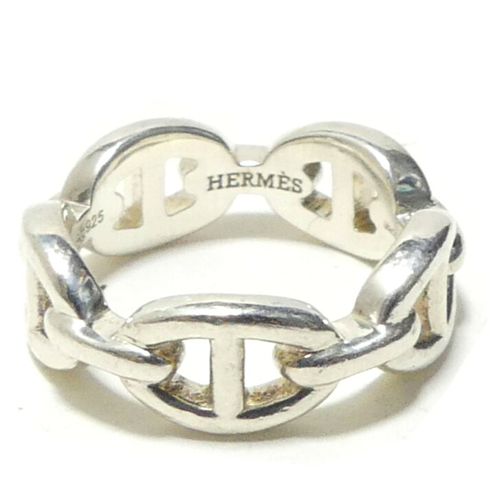 楽天市場】【中古】HERMES シェーヌダンクル アンシェネPM 6g リング 