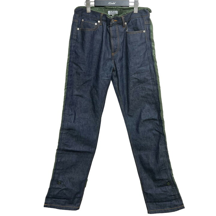 楽天市場】【中古】sacai×A．P．C． PANTALON HARU 切替デニムパンツ 