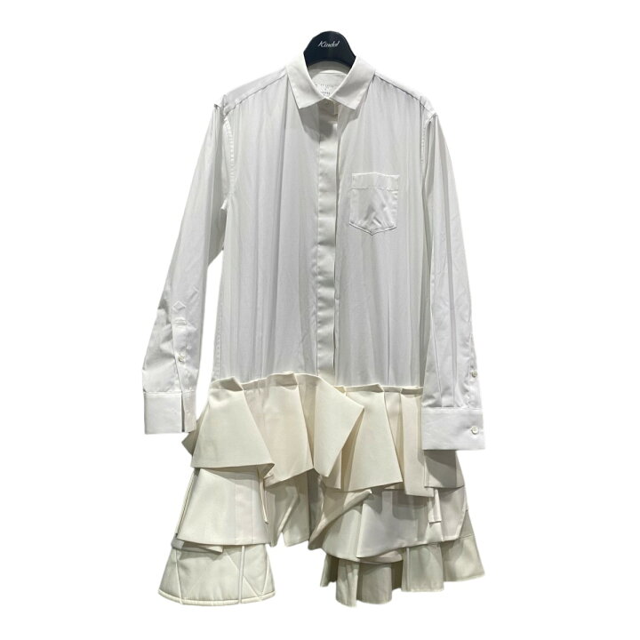 楽天市場】【中古】sacai 22SS SUITING MIX POPLIN DRESS ポプリン 