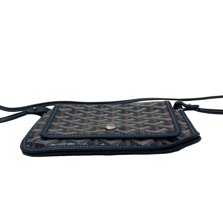 ゴヤールプリュメポーチウォレットネイビー（楽天市場】【中古】GOYARD 