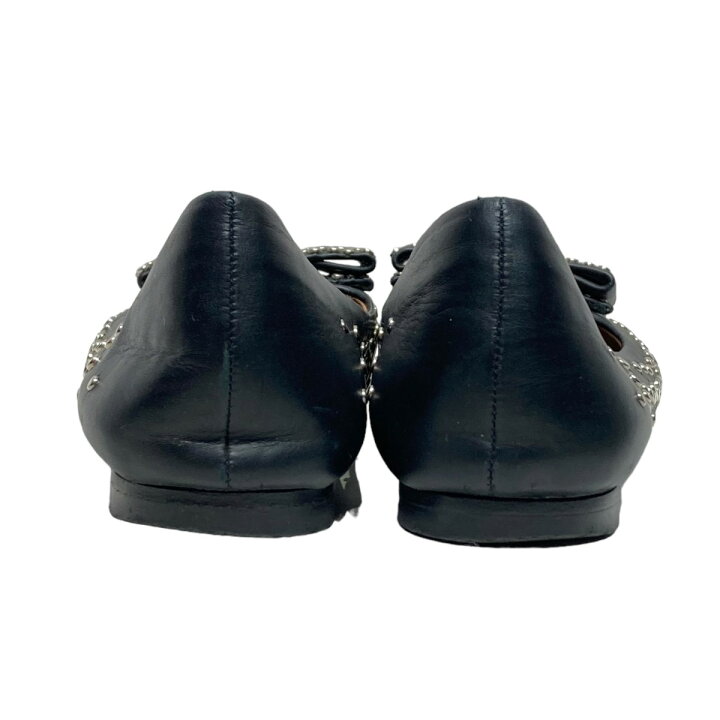 楽天市場】【中古】Salvatore Ferragamo スタッズ フラットシューズ 