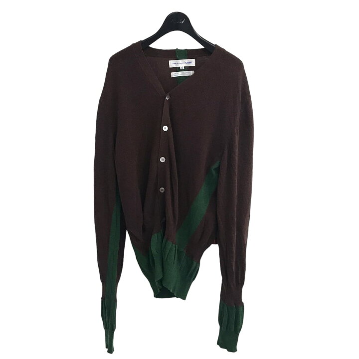 楽天市場】【中古】COMME des GARCONS SHIRT バイカラーカーディガン 