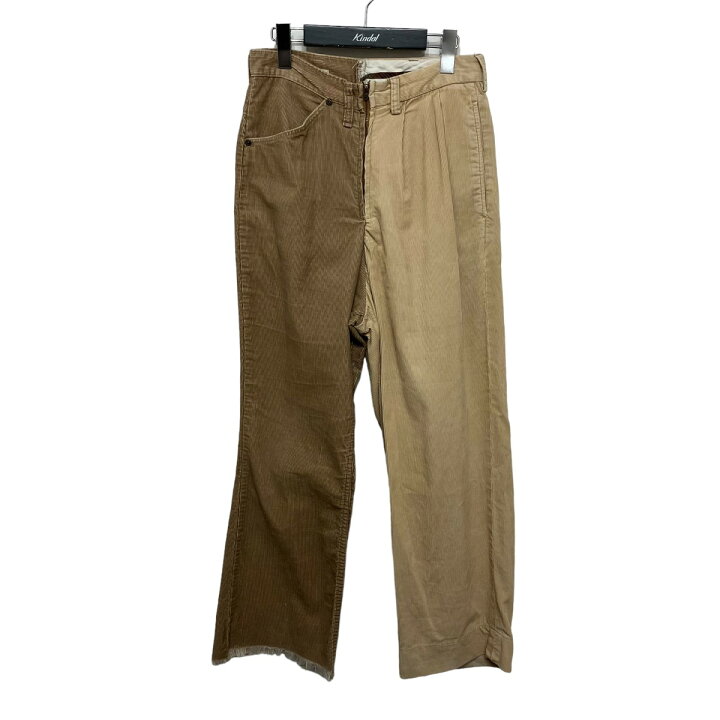 楽天市場】【中古】77circaリメイク コーデュロイパンツ ベージュ 