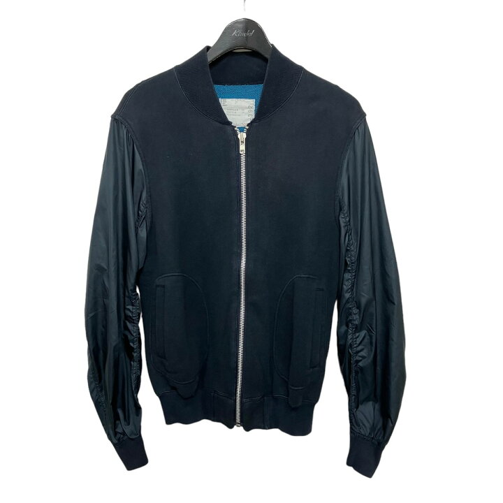 楽天市場】【中古】sacai 袖切替スウェットブルゾン 13-00392M 