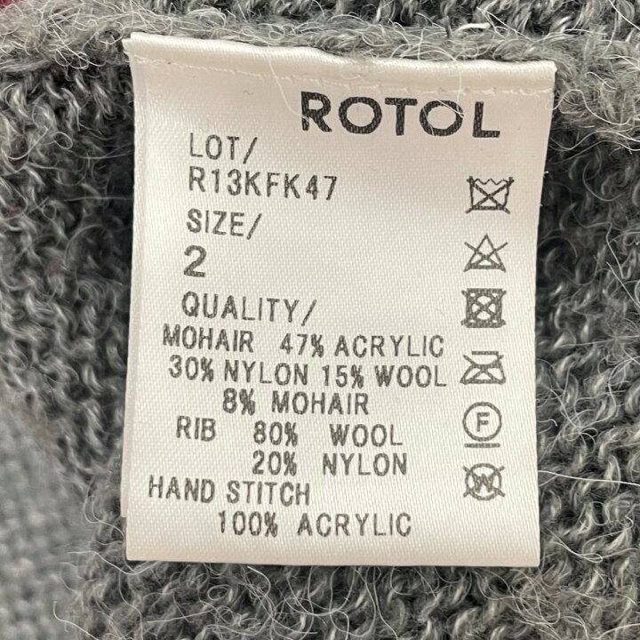 楽天市場】【中古】ROTOL21AW FRANKEN CARDIGAN SOLID フランケン 