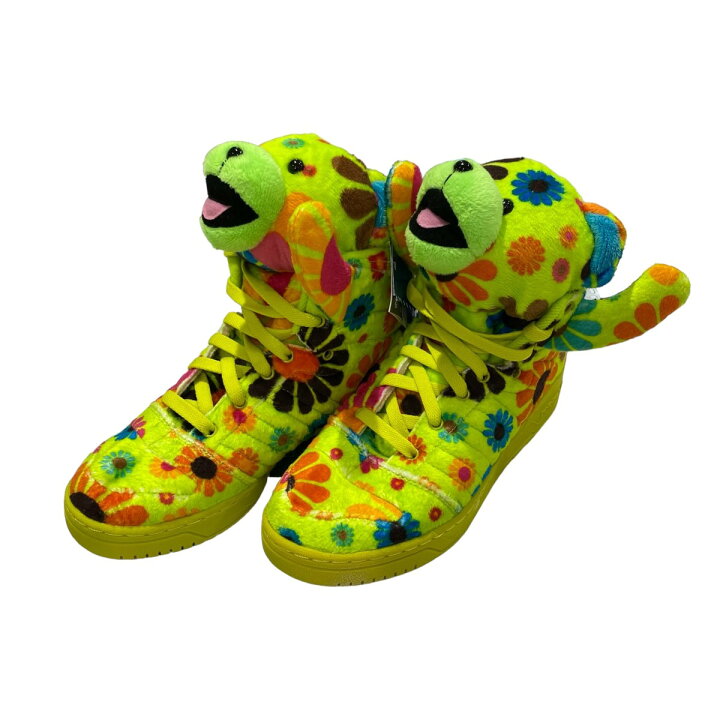楽天市場】【中古】adidas×JEREMY SCOTT JS BEAR ハイカットスニーカー 