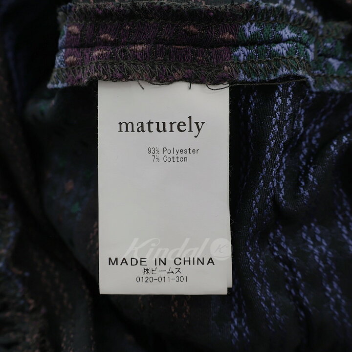 楽天市場】【中古】maturelyジャガードウエスタンドレスJacquard 