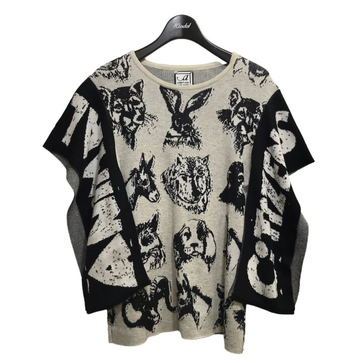 楽天市場】【中古】ANNTIAN ニット ホワイト×ブラック サイズ：F 