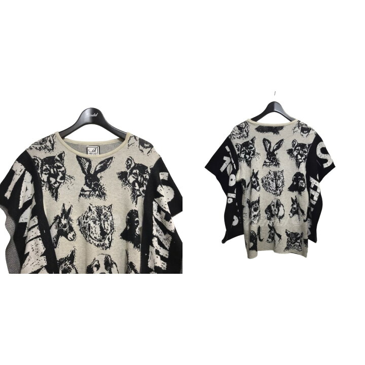 楽天市場】【中古】ANNTIAN ニット ホワイト×ブラック サイズ：F 