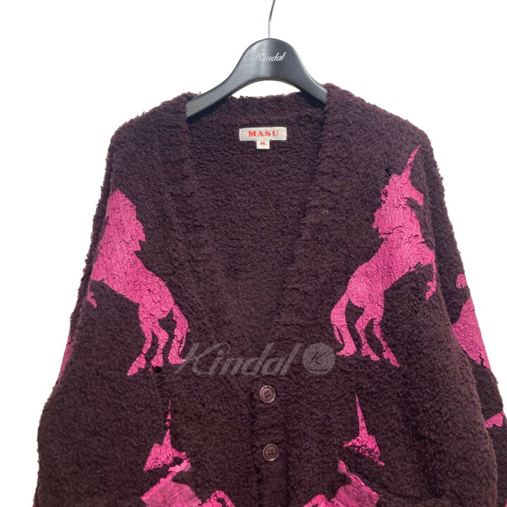 楽天市場】【中古】MASU 23AW ｢UNICORN GRUNGE CARDIGAN｣ユニコーン  