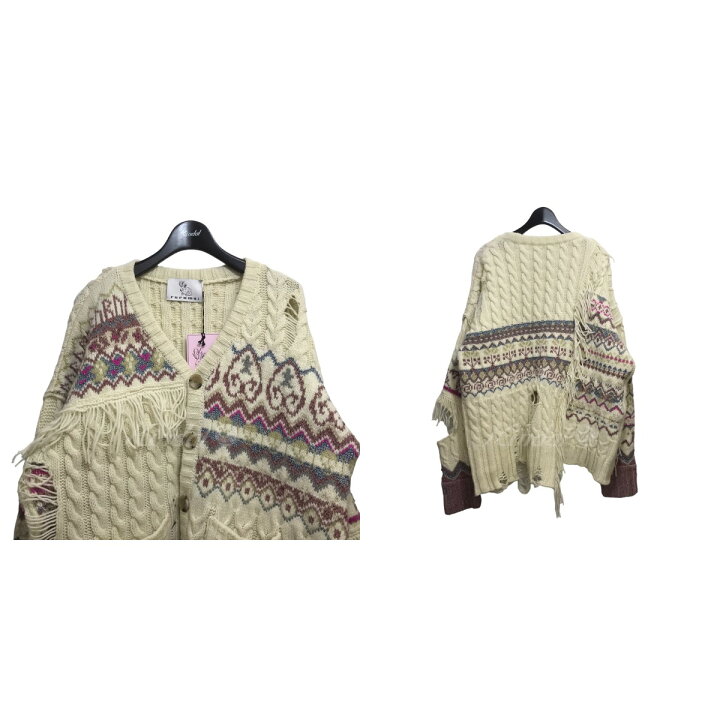 楽天市場】【中古】rurumu フリンジカーディガン rrm22AW-KN02 
