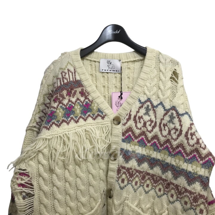 楽天市場】【中古】rurumu フリンジカーディガン rrm22AW-KN02 
