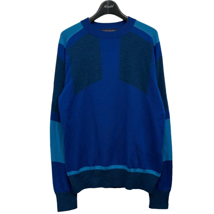 楽天市場】【中古】LOUIS VUITTON 2022SS ニット ブルー サイズ：S 