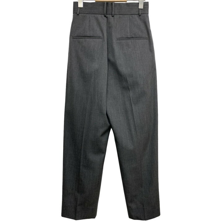 楽天市場】【中古】ATON Wool Gabardine Tapared Tucked Pantsウール  