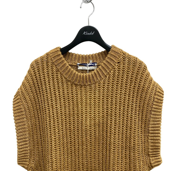 楽天市場】【中古】Cristaseya 20SS LINEN RIBBED 3 YARN GILET ニット 