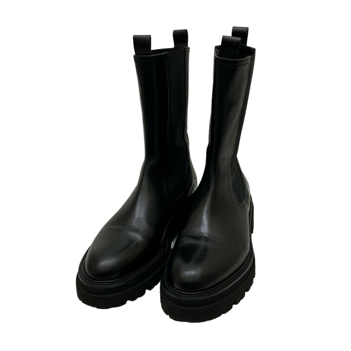 楽天市場】【中古】PASCUCCI サイドゴアブーツ ブラック サイズ：38 