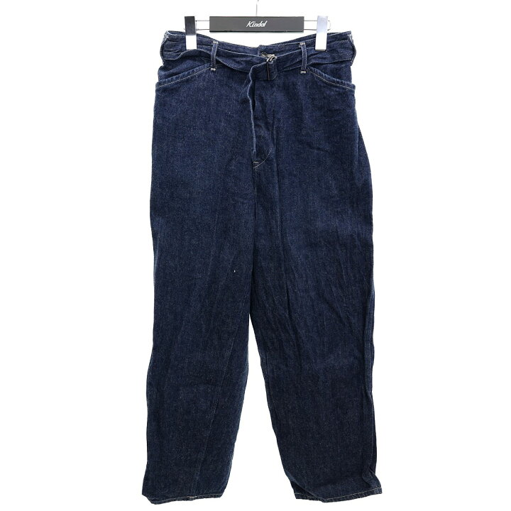 楽天市場】【中古】COMOLI BELTTED PANTS ベルテッドデニムパンツ U03  