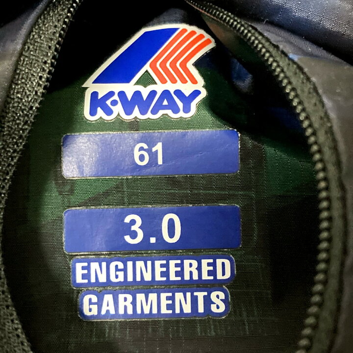 楽天市場】【中古】K-way×Engineered Garmentsバケットハット ネイビー  
