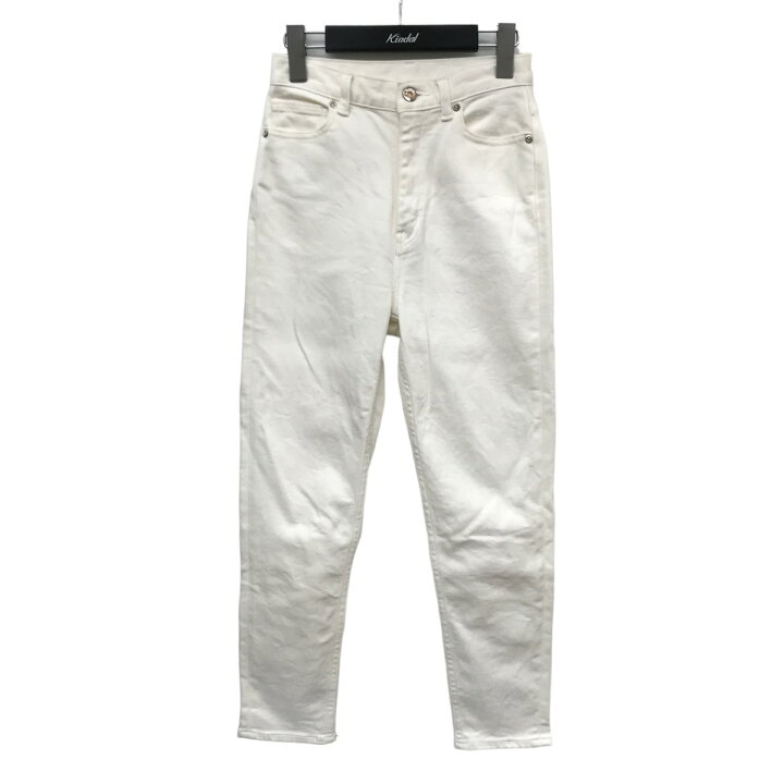 楽天市場】【中古】anuansクロップドテーパードデニムパンツ  