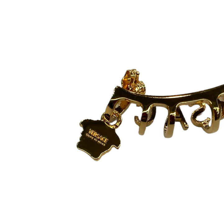 楽天市場】【中古】VERSACE 23AW ロゴピアス 1006591 ゴールド 
