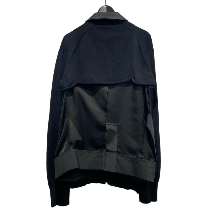 楽天市場】【中古】sacai ニット切替テーラードジャケット 20-04826 