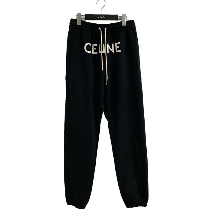楽天市場】【中古】CELINE ロゴスウェットパンツ 2Z056052H ブラック 