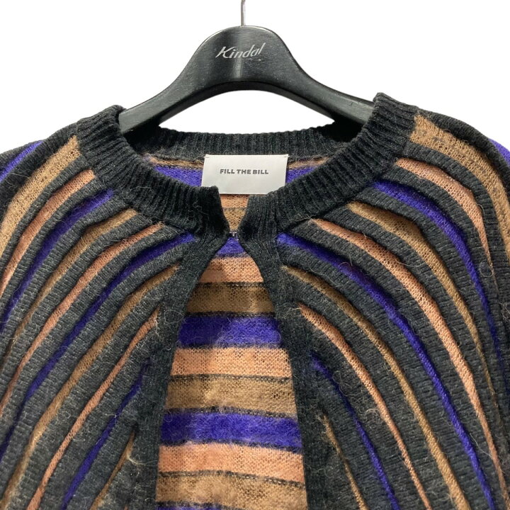 楽天市場】【中古】FILL THE BILL ショートストライプカーディガン 