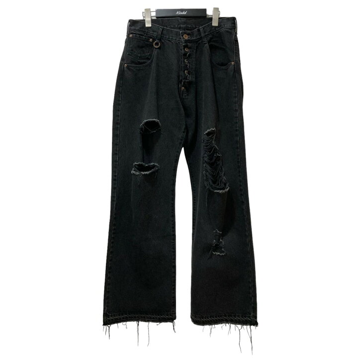 楽天市場】【中古】SOSHIOTSUKI Crashed Denim Pants クラッシュ加工 