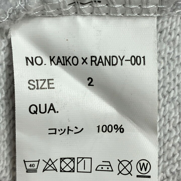 楽天市場】【中古】Randy×KAIKO スウェットパンツ ライトグレー サイズ  