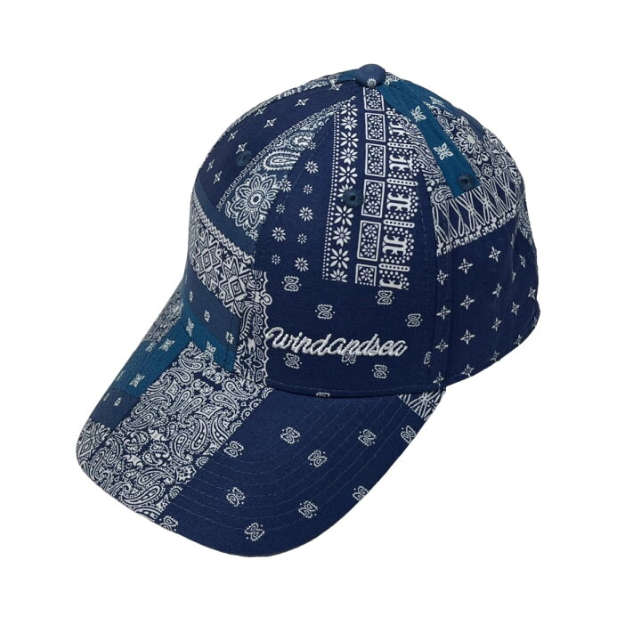 楽天市場】【中古】WIND AND SEA バンダナキャップ ブルー 【050824 