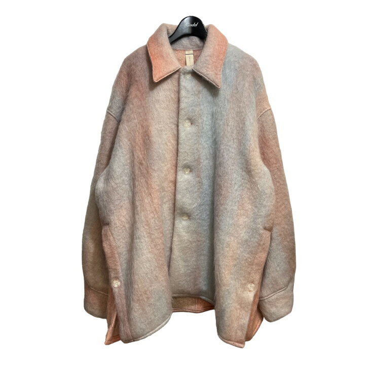 楽天市場】【中古】SHINYA KOZUKA 23AW MAC SHIRT モヘアコート グレー 