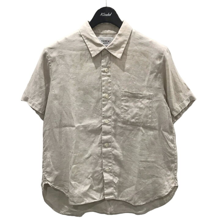 楽天市場】【中古】YAECA 半袖リネンシャツ COMFORT SHIRT WIDE SQUARE 