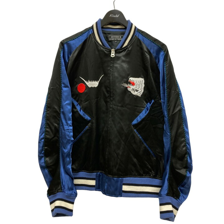 楽天市場】【中古】ANREALAGE スカジャン ブラック サイズ：48 