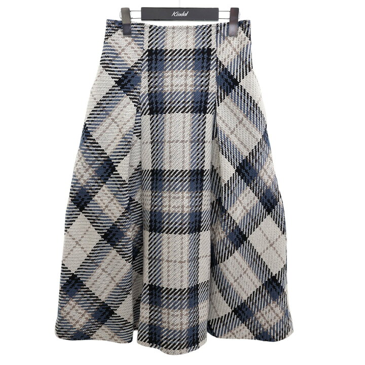 楽天市場】【中古】Snidel ロービングチェックミディスカート  