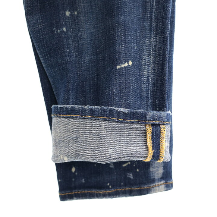 楽天市場】【中古】DSQUARED2Skater Jean ダメージ／リペア加工デニム 