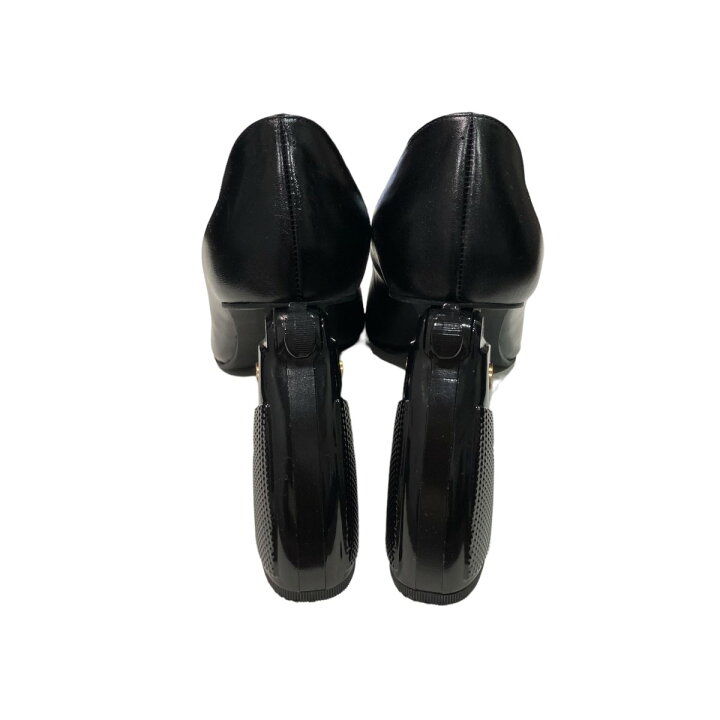 楽天市場】【中古】hazama 惹き鉄となるヒールパンプス ブラック 