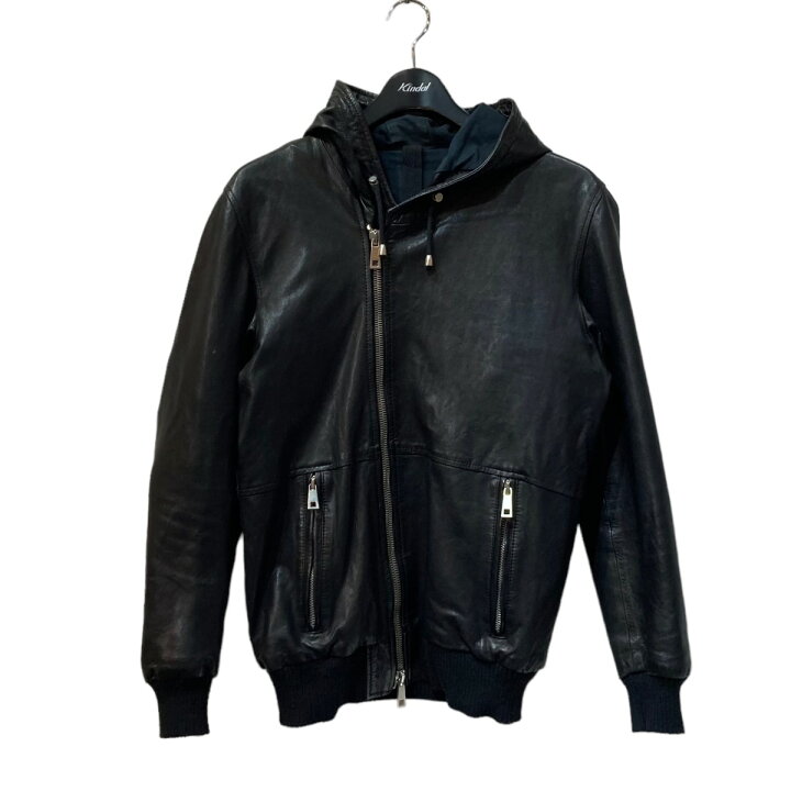 楽天市場】【中古】MUSHER シープレザージャケット ブラック サイズ：S 