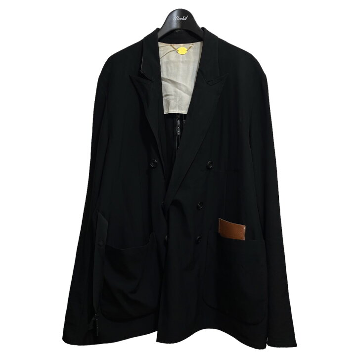 楽天市場】【中古】SUNSEAダブルテーラードジャケット ブラック サイズ 